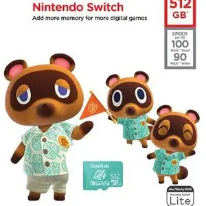 SanDisk 512GB microSDXC Card, Licensed for Nintendo Switch