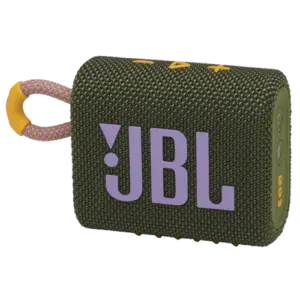 JBL Go 3 Portable Waterproof Bluetooth Speaker, Green