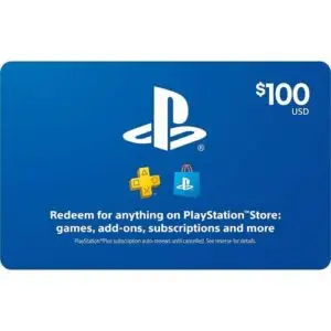 PlayStation Store Gift Card $100