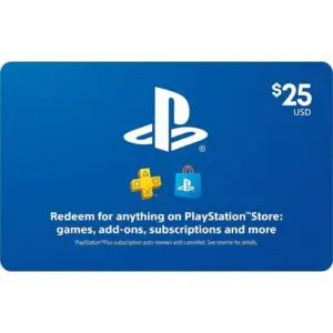 PlayStation Store Gift Card $25