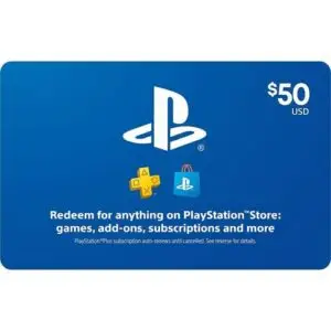 PlayStation Store Gift Card $50