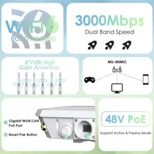 WAVLINK AX3000 Outdoor WiFi 6 Extender 2025