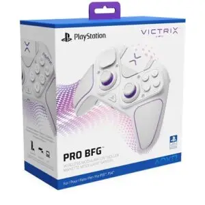 Victrix Pro BFG Wireless Gaming Controller for PS5/PS4 PC- White