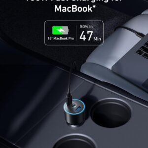 Anker Car Charger, 167.5W Max 3-Port Car Charger Adapter