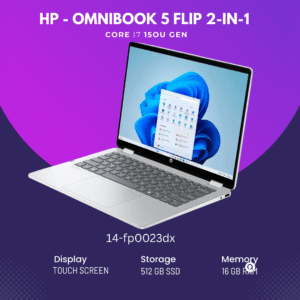 HP-OmniBook 5 Flip 2-in-1 16GB/512GB 14-fp0023dx