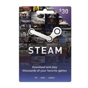 Steam Gift Card $30 (US) - Instant Delivery