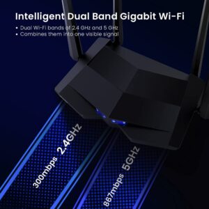 Tenda AC10 AC1200 Wireless Gigabit WiFi Router