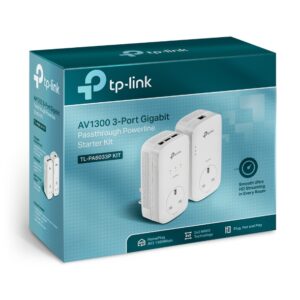 TP-Link AV1300 3-Port Gigabit Powerline TL-PA8033P KIT
