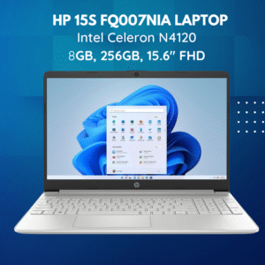 HP Celeron 15s-fq0007nia N4120 8GB 256GB