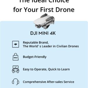 DJI-Mini 4K Drone with 4K UHD Camera