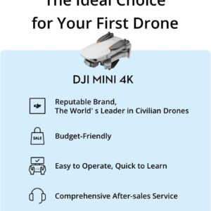 DJI Mini 4K Fly More Combo|Mini Drone with 4K UHD Camera