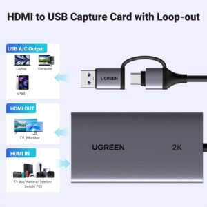 UGREEN 4K@30Hz HDMI Capture Card