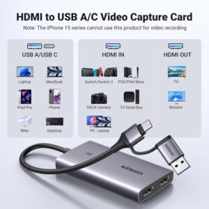 UGREEN 4K@30Hz HDMI Capture Card