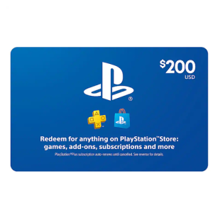 PlayStation Store Gift Card $200
