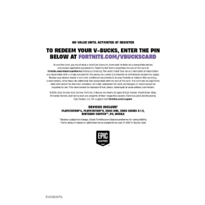 Fortnite V-Bucks $22.99 Gift Card [Digital]