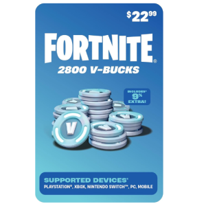 Fortnite V-Bucks $22.99 Gift Card [Digital]