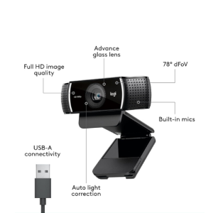 Logitech C922 HD Pro PC Webcam