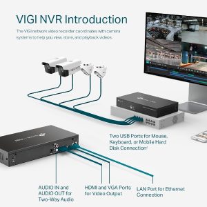 TP-LINK VIGI NVR1008H 8 Channel Network Video Recorder