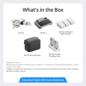 DJI Flip Fly More Combo With RC 2 Remote Controller