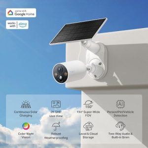 TP-Link Tapo C425 KIT Security Camera and Solar Panel